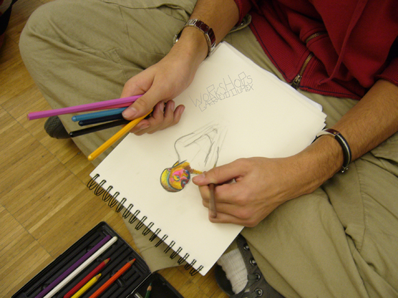 Dessiner en couleur au muse ws garraud